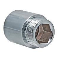 Удлинитель Valtec 3/4"х15 мм ВН хром