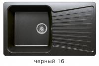 Кухонная мойка Polygran F-12 черный, 76х50х20