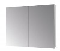 Зеркальный шкаф Dreja Premium 120-без освещения, с розеткой, 2Д, белый