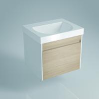 Тумба под умывальник Kerama Marazzi Buongiorno BG.60.1+1\OAK, белый\дуб санома