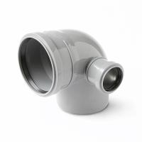 Отвод с выходом правый Polytron Comfort 110x50/87,5, серый