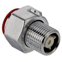 Полусгон Valtec с накидной гайкой, с обратным клапаном 1/2"