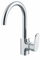 Смеситель для кухни Bravat Pure F7105161C, высокий излив, хром