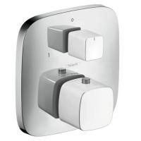 Смеситель для ванной Hansgrohe PuraVida 15771400, белый/хром