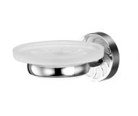 Мыльница стеклянная WasserKRAFT Isen K-4029, хром