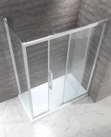 Душевой угол Cezares LUX-SOFT-AH-1-130/80-C-Cr-IV 130x80x200