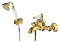 Смеситель для ванны Bravat Art F675109U-B, бронза