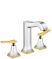Смеситель для раковины Hansgrohe Metropol 31331090, хром/золото