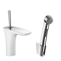 Смеситель для раковины Hansgrohe PuraVida 15275400, белый/хром