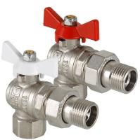 Кран шаровый Valtec Base угловой с полусгоном 1" ВН-НР