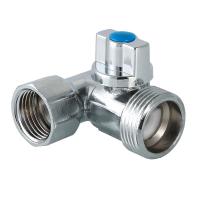 Кран шаровый Valtec  для подключения приборов 1/2"х3/4"х1/2"