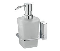 Дозатор для жидкого мыла стеклянный WasserKRAFT Leine K-5099, хром