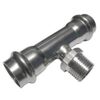Тройник Valtec нерж. cталь 35х1 1/4"