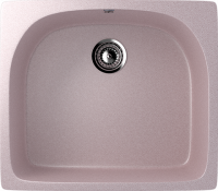 Кухонная мойка Ulgran U-408 59x51x22, розовый