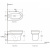 Подвесной унитаз Aquanet Rimless NOVA-W BL-101N-WHT