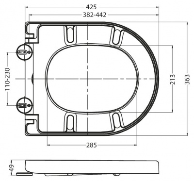 Унитаз-компакт BELBAGNO FLAY-R