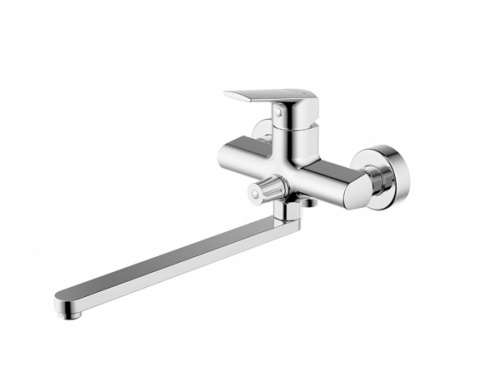 Смеситель для ванны Bravat Real F6121179CP-01L, золото