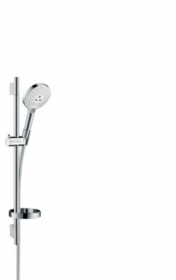 Душевой гарнитур Hansgrohe Raindance Select S 120/Unica 65 см. EcoSmart 26632400, белый/хром