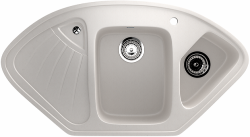 Кухонная мойка Ulgran U-501 103x55,5x17,5, белый