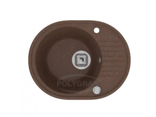 Кухонная мойка Tolero R-122 коричневый, 57,5x45,5x20
