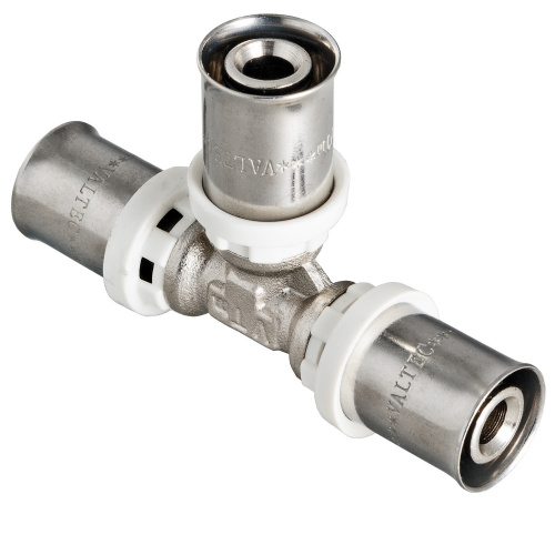 Тройник пресс Valtec 32х32х26