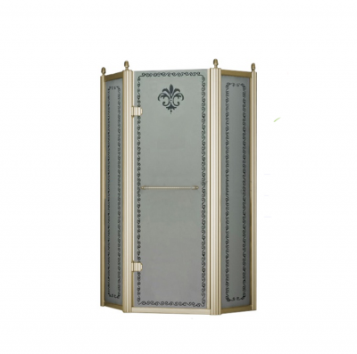 Душевой угол Cezares RETRO-P-1-90-CP-Br-L 90x90x195