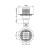 Сливной трап AlcaPlast APV202 105x105/50/75 с гидрозатвором Сливной трап AlcaPlast APV202 105x105/50/75 с гидрозатвором