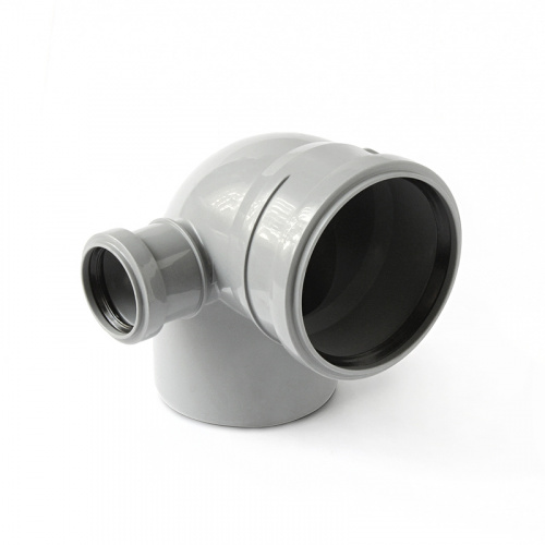 Отвод с выходом левый Polytron Comfort 110x50/87,5, серый