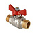 Кран шаровый Valtec Base 3/4" НР-НР рукоятка бабочка