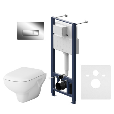 Комплект: инсталляция с унитазом и клавишей AM.PM Like IS48051.801700