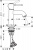Смеситель для раковины Hansgrohe Talis Classic 14111000, хром