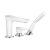 Смеситель на борт ванны Hansgrohe PuraVida 15432400, белый/хром Смеситель на борт ванны Hansgrohe PuraVida 15432400, белый/хром