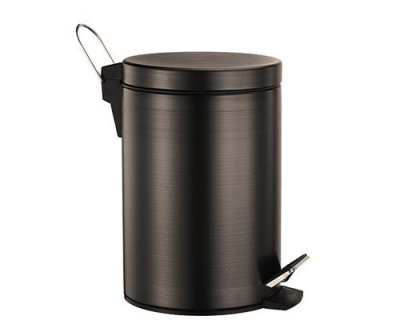 Ведро WasserKRAFT Isar K-655, 5L, с микролифтом , темная бронза