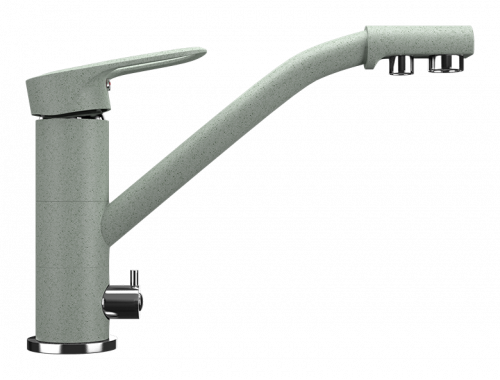 Смеситель для кухни Ulgran U-010, салотовый