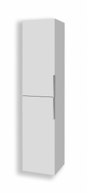 Пенал Dreja Tower 35 л/п высокий, белый глянец