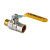 Кран шаровый для газа Valtec Valgas, стальная рукоятка 3/4" ВН-НР