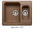 Кухонная мойка Polygran F-09 терракот, 61х50х20