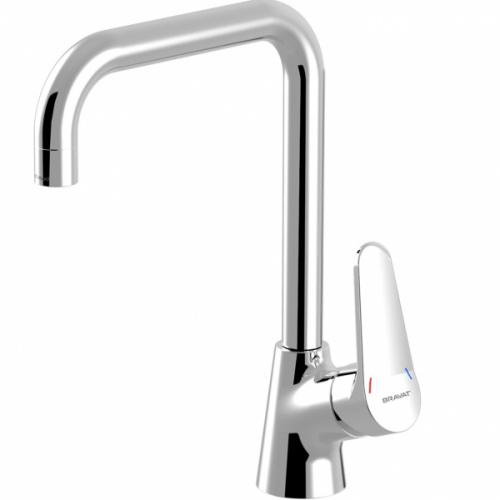 Смеситель для кухни Bravat Eco F7111147C, высокий излив, хром
