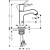 Смеситель для раковины Hansgrohe Metropol 31301000, хром