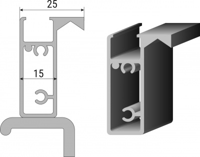 Душевой уголок Avek Stille 130х80 L/R