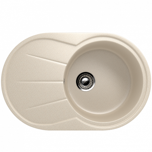 Кухонная мойка Ulgran U-503 75x48x20, бежевый