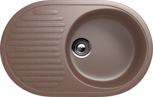 Кухонная мойка Ulgran U-107 72x46,5x18, терракот