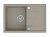 Кухонная мойка Tolero R-112 серый маталлик, 76x51x20
