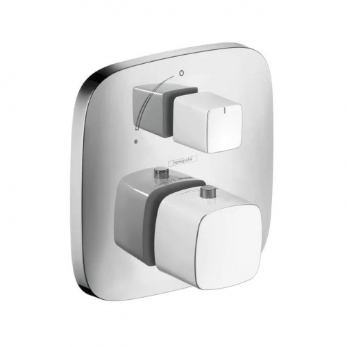 Смеситель для ванной Hansgrohe PuraVida 15775400, белый/хром