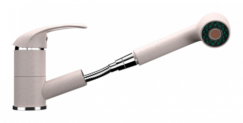 Смеситель для кухни Ulgran U-002, светло-розовый