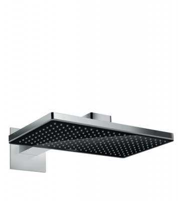 Верхний душ Hansgrohe Rainmaker Select 460 1jet с держателем 24003600, черный хром