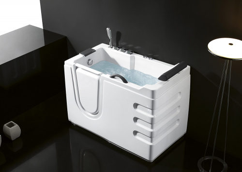 Акриловая ванна ABBER AB9000 B L 130х70х93 белый