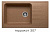Кухонная мойка Polygran F-19 терракот, 85х50х20,5