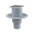 Сливной трап AlcaPlast APV202 105x105/50/75 с гидрозатвором
