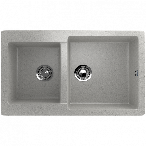 Кухонная мойка Ulgran U-505 77x50x20, серый
